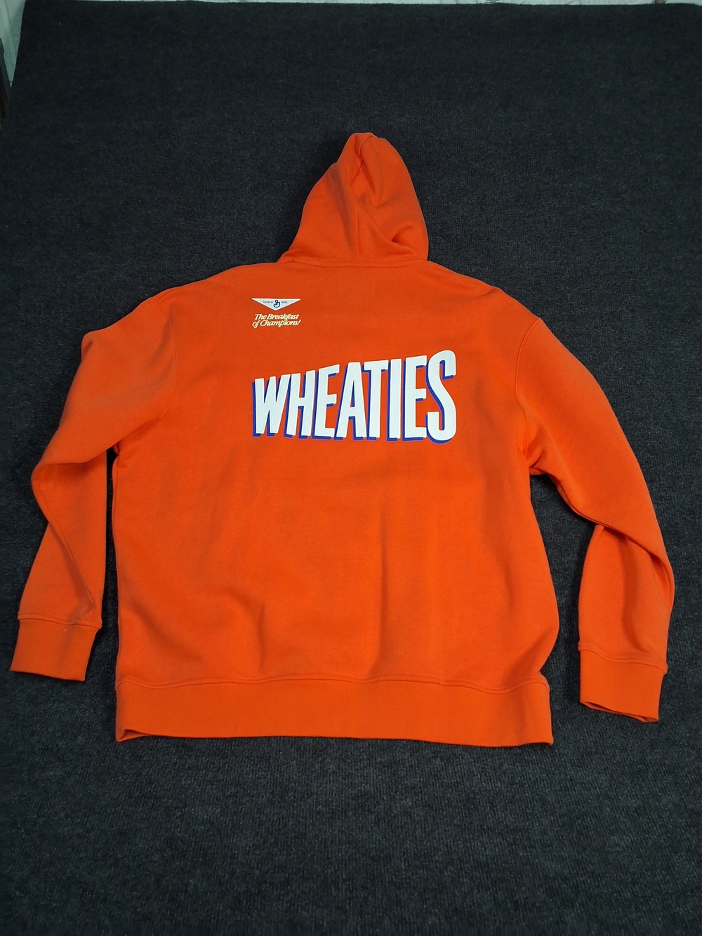 Wheaties Orange Crewneck Hoodie - Branded Logo